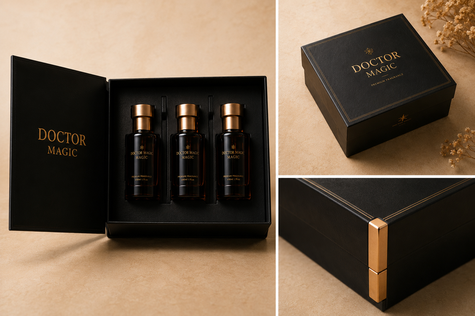 Luxury fragrance packaging