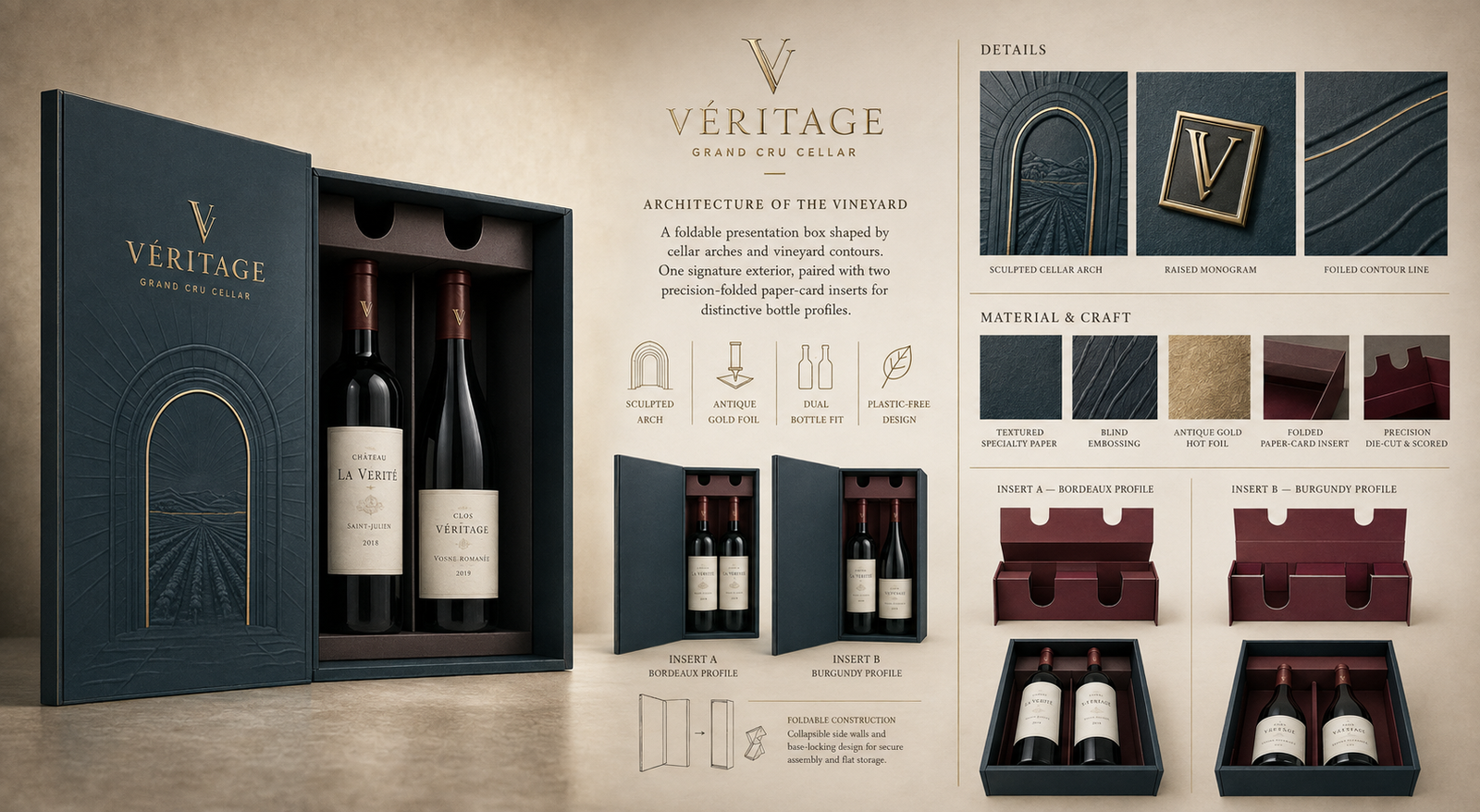 Australian rum gift box packaging